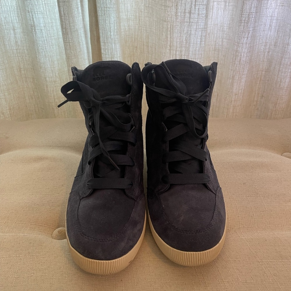 Sorel Black Heeled Boots